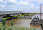 Construction civile pré machinée de ponts de fer portatif en surplus militaire de panneau fournisseur